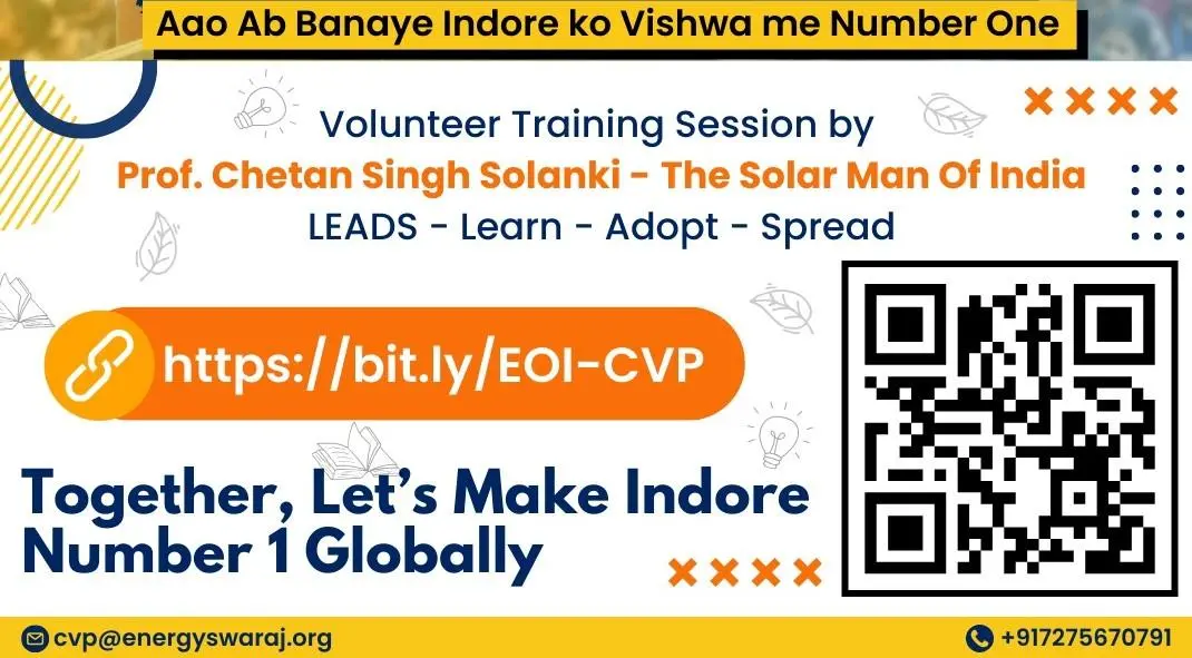 Indore Climate Mission as a Volunteer!