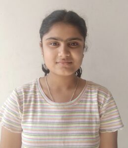 Aastha Sande - 1st Year, Shri Balaji Institute of Technology and Management Betul (M.P.)