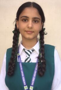 Pavleen kaur - 9th, Sacred Heart School Moga